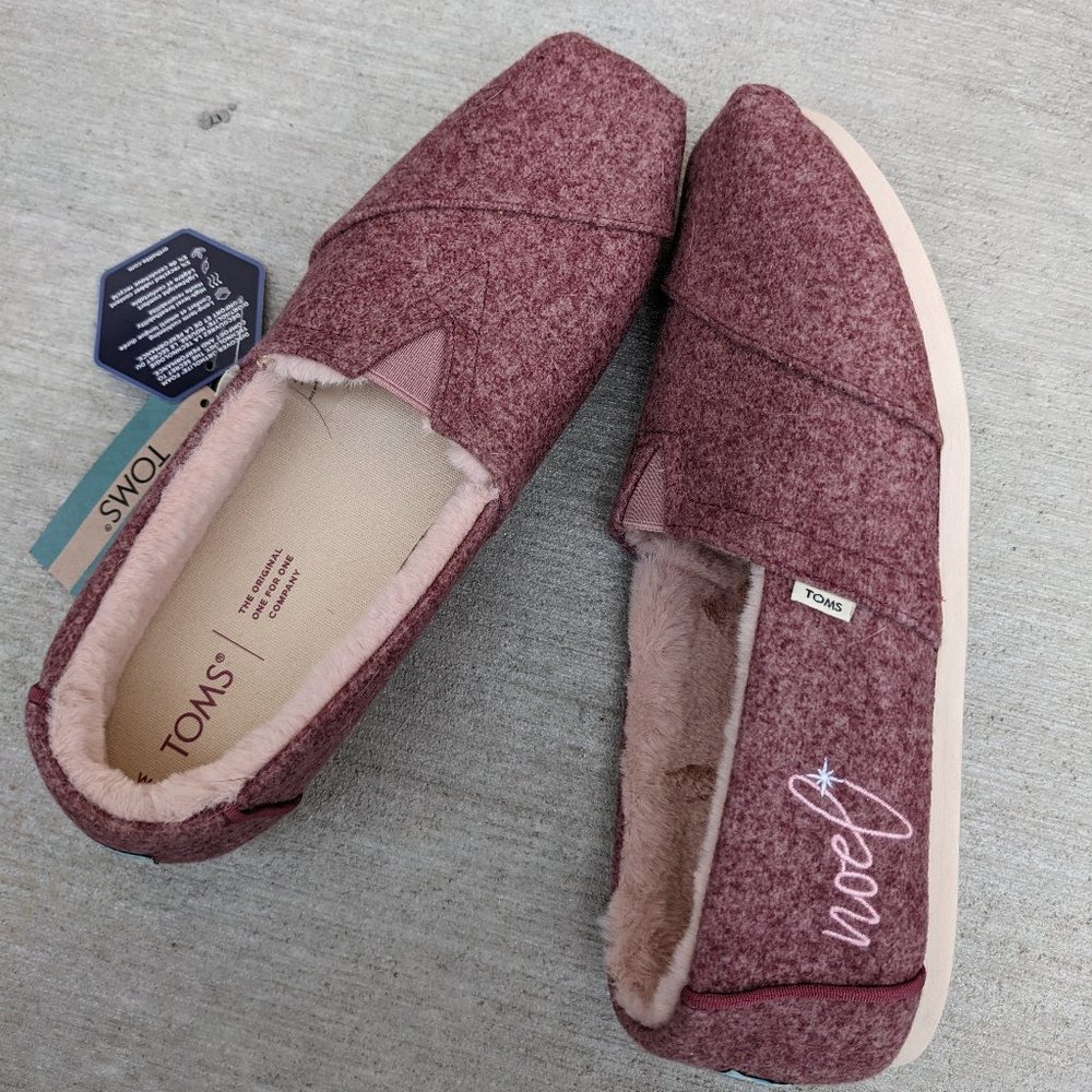 Toms Alpargata Embroidered Holiday shoes